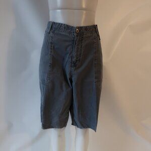 Mens Paperbacks Blue Flat Front Corduroy Cargo Shorts 38